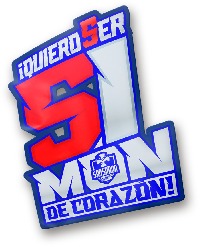 Sticker Quiero ser Simón de corazón